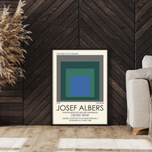 Josef Albers Museum Art Wall Decor - Homage to the Square 4