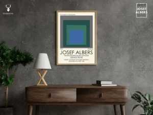 Josef Albers Museum Art Wall Decor - Homage to the Square 4 - Image 2