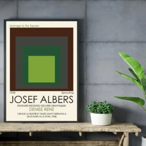 Josef Albers Museum Art Wall Decor - Homage to the Square 5