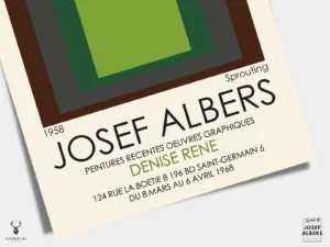 Josef Albers Museum Art Wall Decor - Homage to the Square 5 - Image 3