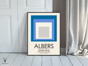 Josef Albers Museum Art Wall Decor - Nested Squares 1