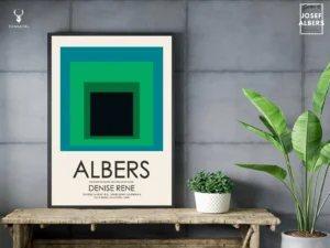 Josef Albers Museum Art Wall Decor - Nested Squares 12