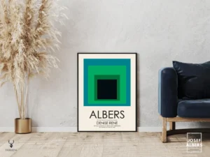 Josef Albers Museum Art Wall Decor - Nested Squares 12 - Image 2