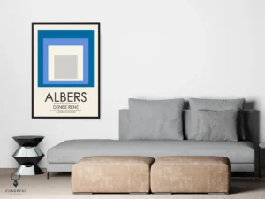 Josef Albers Museum Art Wall Decor - Nested Squares 1 - Image 3