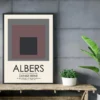 Josef Albers Museum Art Wall Decor - Nested Squares 4