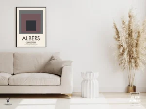 Josef Albers Museum Art Wall Decor - Nested Squares 4 - Image 2