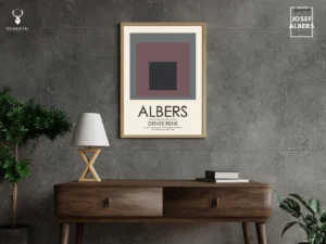 Josef Albers Museum Art Wall Decor - Nested Squares 4 - Image 3