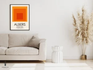 Josef Albers Museum Art Wall Decor - Nested Squares 6 - Image 5