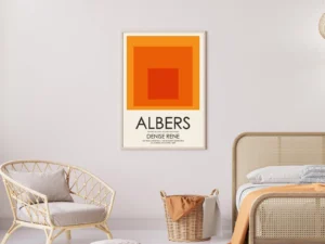 Josef Albers Museum Art Wall Decor - Nested Squares 6 - Image 3