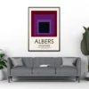 Josef Albers Museum Art Wall Decor - Nested Squares 7 - Image 2