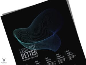 Less But Better Poster - Dark Edition - Image 2