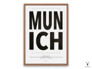 Munich Typographic Poster