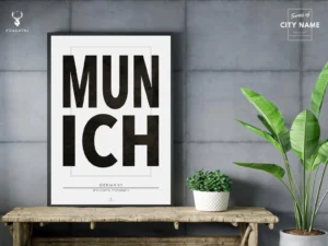 Munich Typographic Poster - Image 6