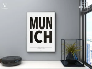 Munich Typographic Poster - Image 3