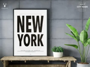 New York City Typographic Poster - Image 6
