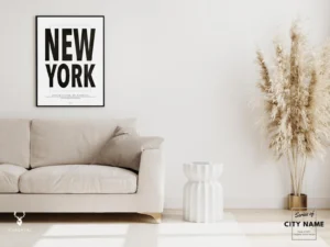 New York City Typographic Poster - Image 4