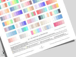 Pastel Colors Palette Poster for Designer - Image 4