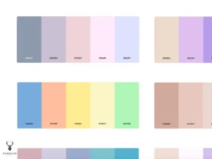 Pastel Colors Palette Poster for Designer - Image 5