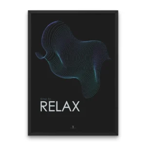 Time to Relax Minimalist Poster