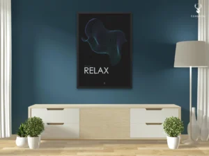 Time to Relax Minimalist Poster - Image 3