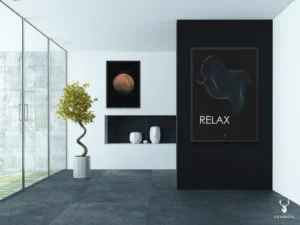 Time to Relax Minimalist Poster - Image 4