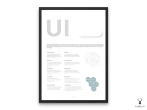 UI Design Principles Poster - Light Edition