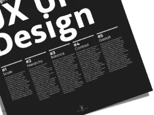 UX / UI Design Principles Poster - Image 3