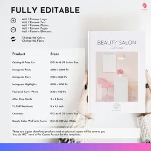 Editable Beauty Salon Essential Kit - Image 5