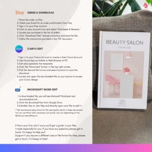 Editable Beauty Salon Essential Kit - Image 8