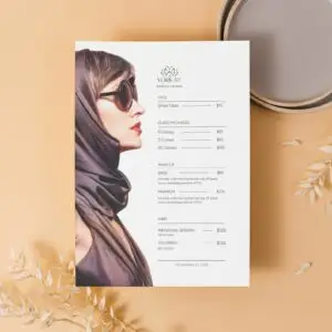 Editable Beauty Salon Price List Canva Template - Image 5