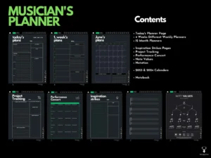 Musician Planner - Dark Edition - Image 2