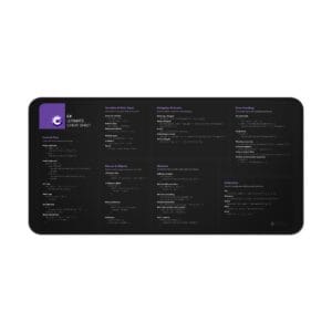 C# Programming Desk Mat - Ultimate Cheat Sheet for Developers, Coding Gift, Office Decor, Study Helper, Tech Lover Accessories Programming - Image 5