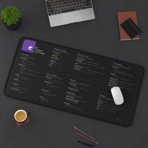 C# Programming Desk Mat - Ultimate Cheat Sheet for Developers, Coding Gift, Office Decor, Study Helper, Tech Lover Accessories Programming - Image 8