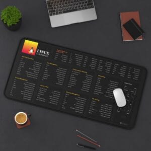 Linux  Os Commands Desk Mat - Linux Cheat Sheet - Image 8