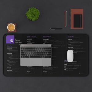 C# Programming Desk Mat - Ultimate Cheat Sheet for Developers, Coding Gift, Office Decor, Study Helper, Tech Lover Accessories Programming - Image 7