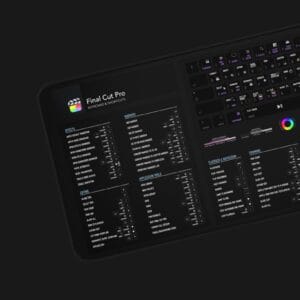 Comparison of Final Cut Pro desk mat sizes to fit various workspace requirements in creative studios