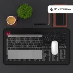 Comparison of InDesign desk mat sizes to fit various workspace requirements in creative studios.