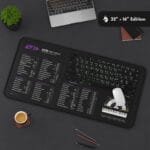 Premium packaging of the Avid Pro Tools shortcut mat, emphasizing professional studio accessory quality.