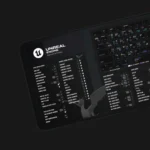 Packaging of the Unreal Engine shortcut mat, indicating premium quality and design tailored for creative professionals.
