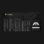 High-detail view of FL Studio hotkeys on the keyboard mat, boosting production workflow