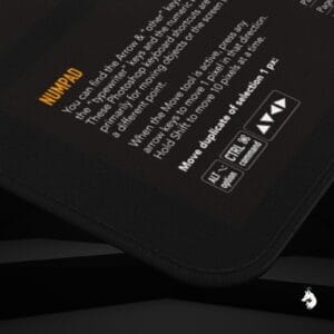 High-quality packaging of the Adobe Illustrator shortcut mat, designed to reflect premium craftsmanship and professional appeal