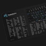 Packaging of the Studio One Pro shortcut mat, indicating premium quality and design tailored for music professionals.