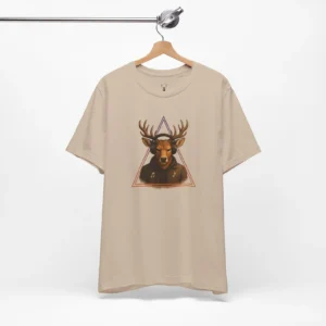 Audiophile Graphic Tee with headphone animal artwork, perfect for concerts, festivals, and geek fashion lovers worldwide.
