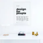 Design Thinking Test phase poster, design process print, innovation wall decor.