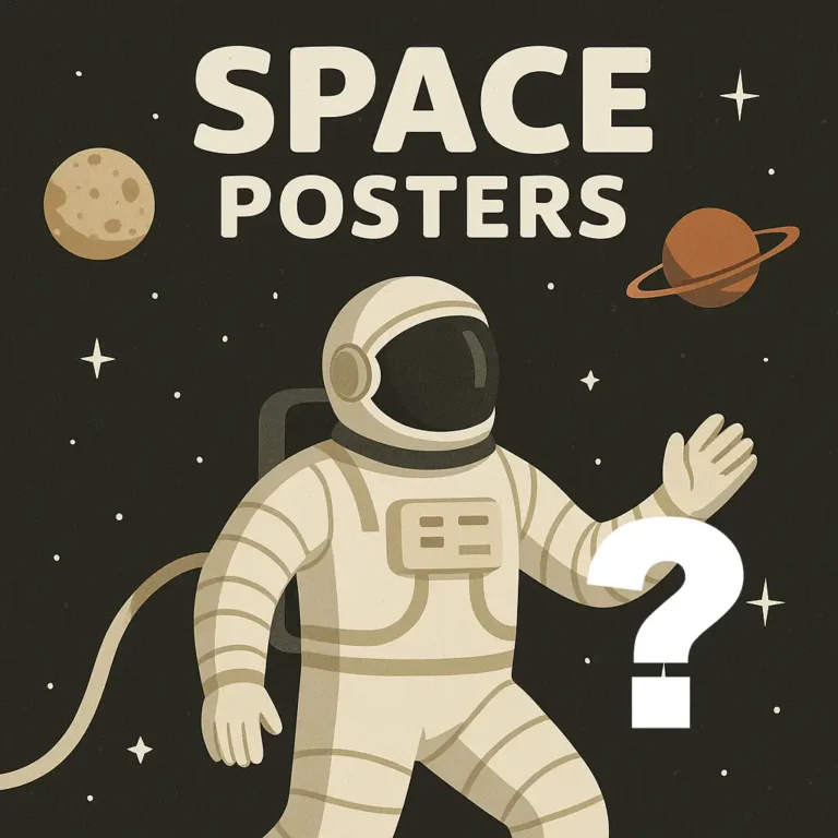 Mars planet poster printable showing realistic red-planet details; premium Science Posters file suitable for large-format astronomy wall art.