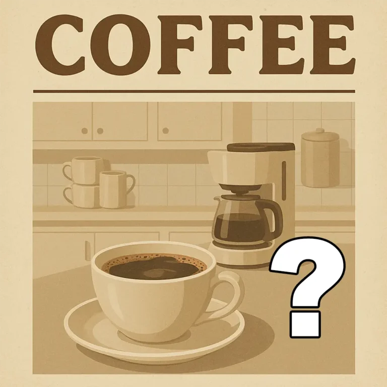 Coffee Poster with coffee color chart, espresso tones, and coffee shop decor ideas in minimalist style.