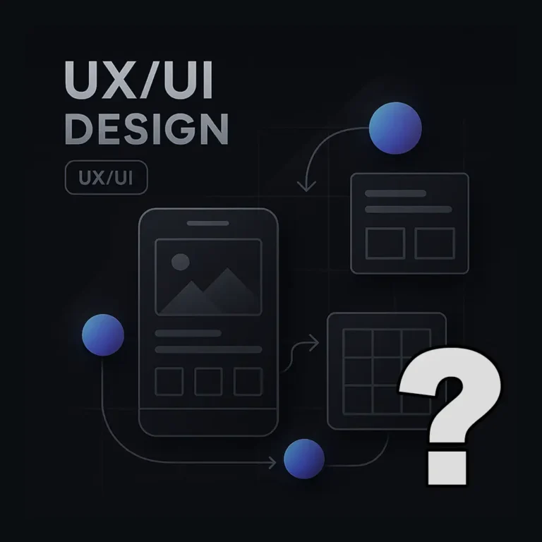 UX UI Design guide featuring ui ux component standards and ui and ux design best practices, created for the people building digital products. Two-tone layout for clean wall readability.