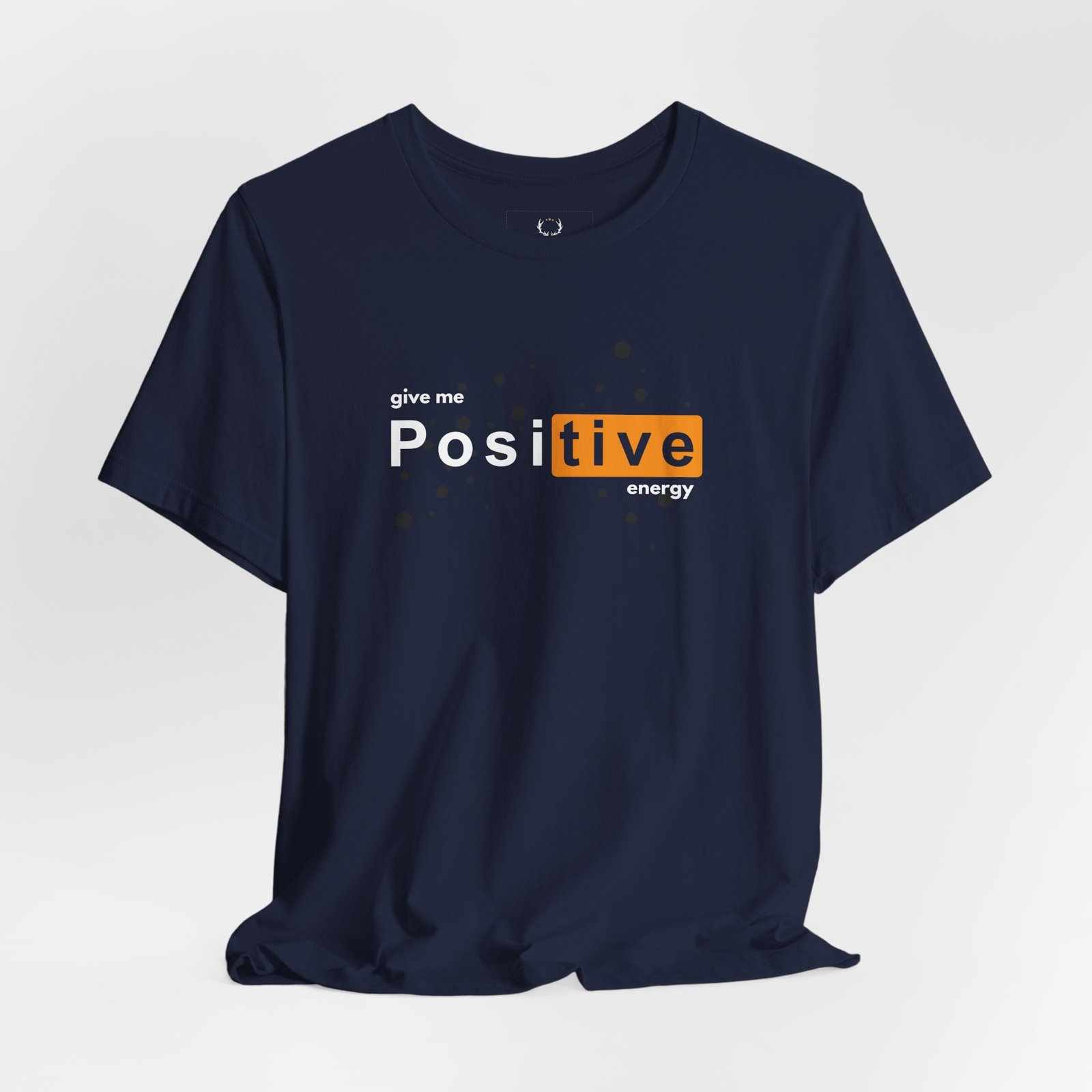 Motivational Positive Energy T-Shirt designed for gym wear, streetwear fashion, and uplifting vibes for everyday motivation.
