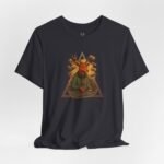 Animal DJ cassette tape EDM shirt, music producer festival clothing for retro and modern rave fans.
