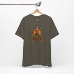 Deer DJ cassette tape EDM shirt, electronic music rave clothing for DJs, streetwear lovers, and festival outfits